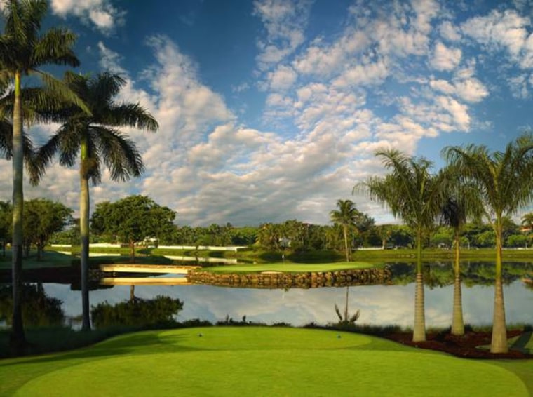 The 14th hole on the Jim McLean Signature Course at Doral Golf Resort & Spa in Miami, Fla.